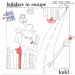 Front cover - Holidays in Europe - Kukl - CD - One Little Indian - tp lp 326 cd (UK)